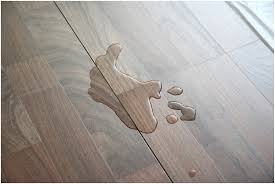 water on vinyl floor