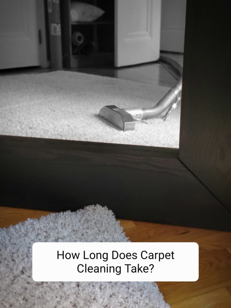 How long does carpet cleaning take