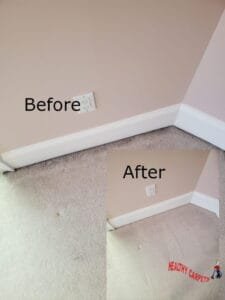 What is filtration soil line on carpets