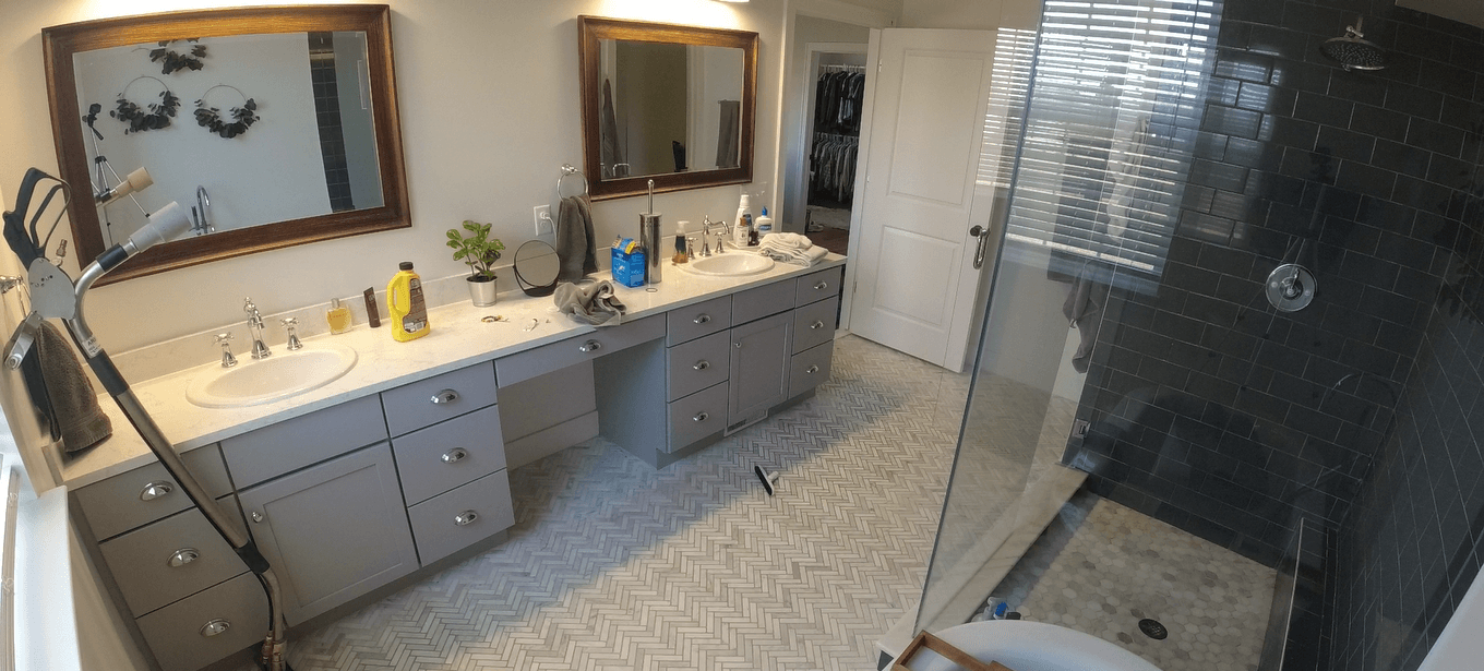 Cleaning Herringbone & Grout
