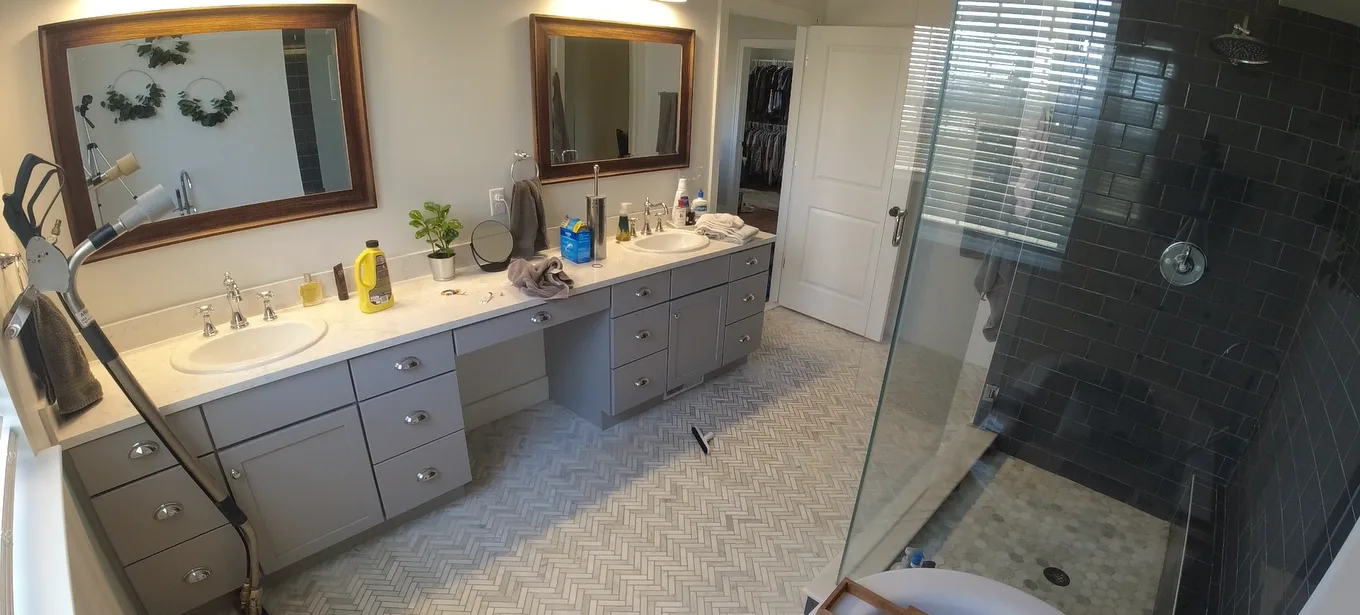 Cleaning Herringbone & Grout